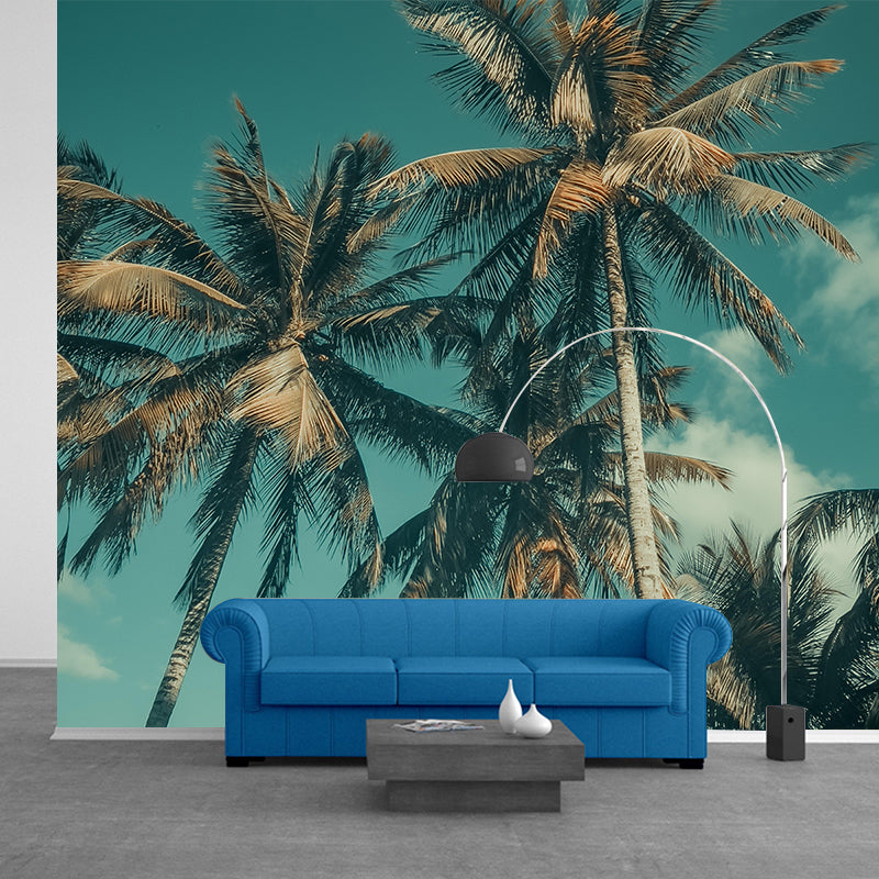 Waterproof Tropical Palm Mural Wallpaper Photography Wall Art