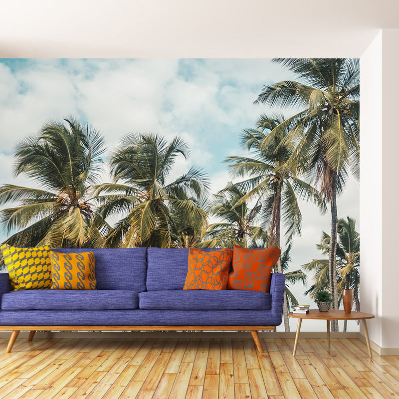 Waterproof Tropical Palm Mural Wallpaper Photography Wall Art