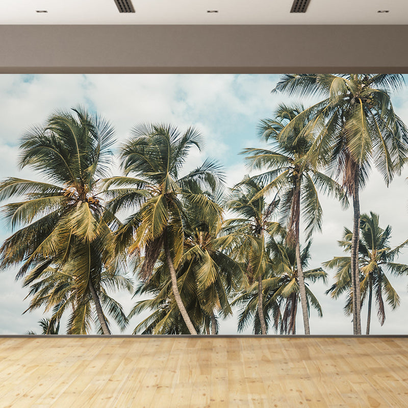 Waterproof Tropical Palm Mural Wallpaper Photography Wall Art