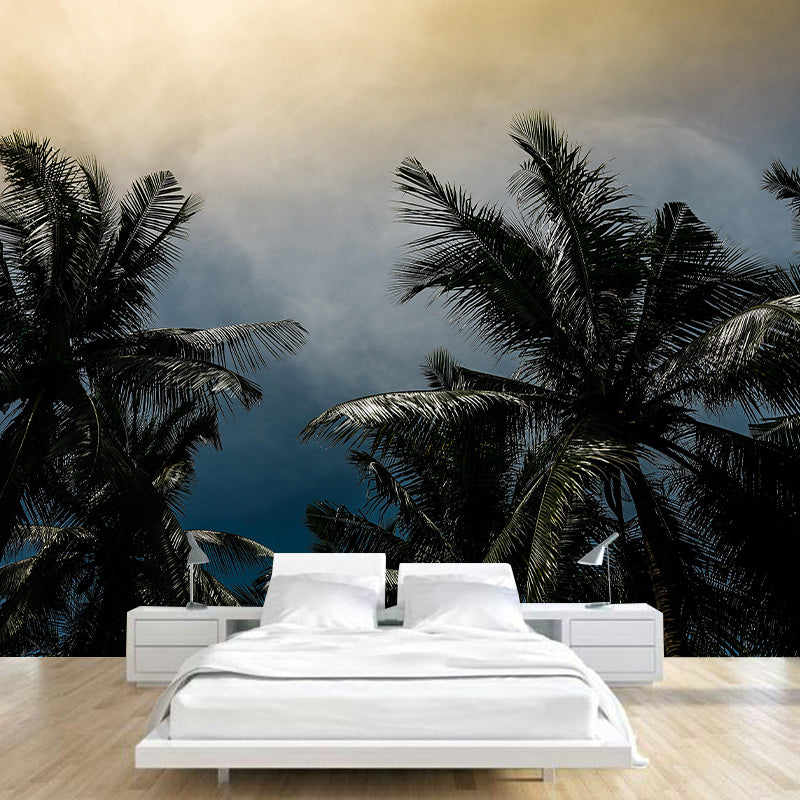 Tropical Palm Mildew Resistant Mural Decorative Photography Wall Covering