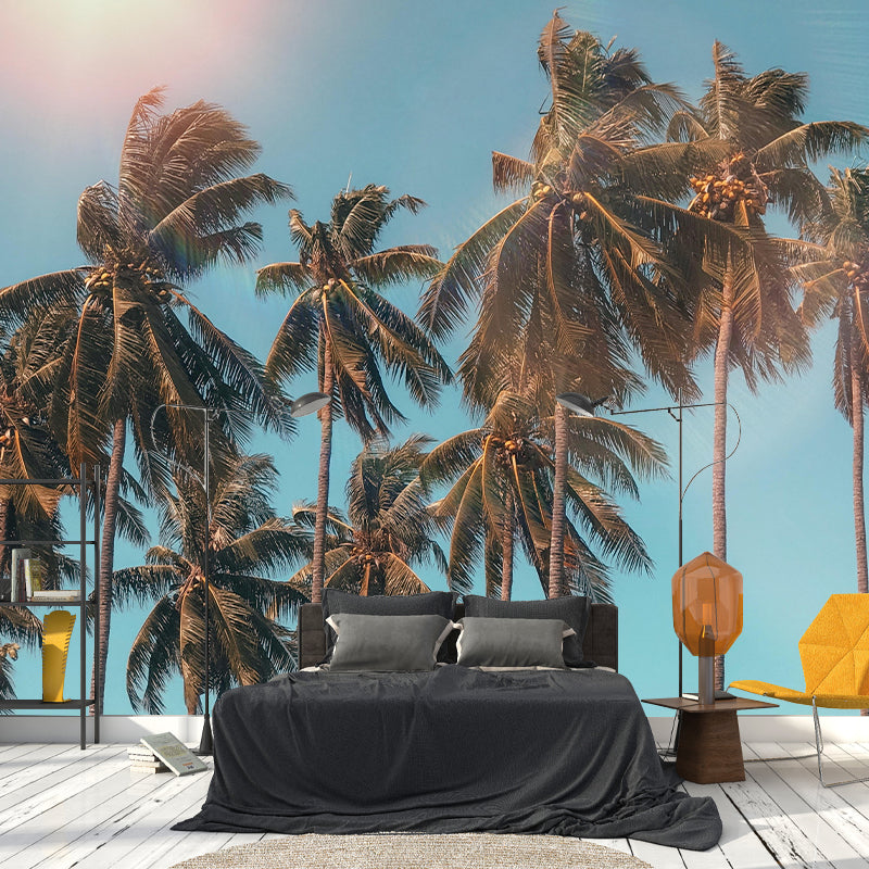 Holiday Eco-friendly Tropical Palm Mural Wallpaper Decorative Photography Wall Art