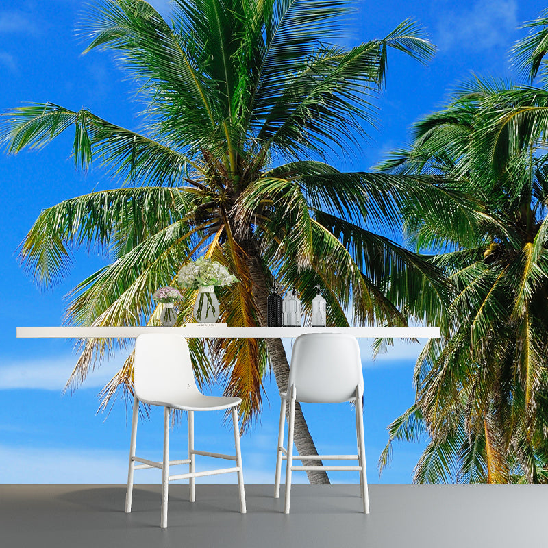 Tree Mildew Resistant Tropical Palm Mural Decorative Photography Home Decor