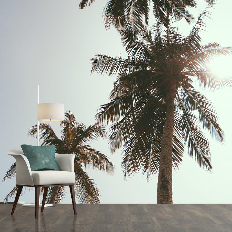 Tropical Scene Environmental Tropical Palm Mural Decorative Photography Wall Decor