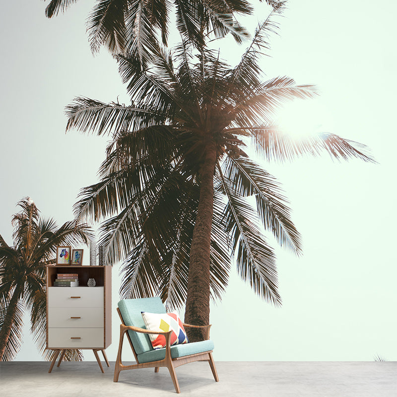 Tropical Scene Environmental Tropical Palm Mural Decorative Photography Wall Decor