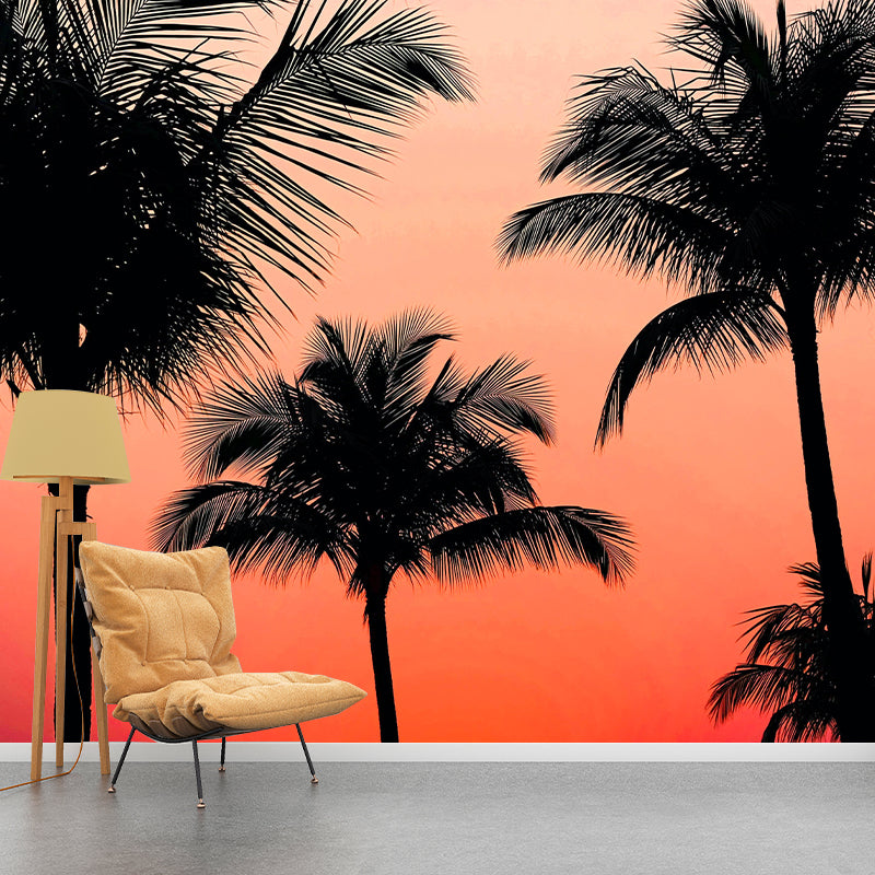 Customized Tropical Palm Mural Wallpaper Decorative Photography Wall Decor