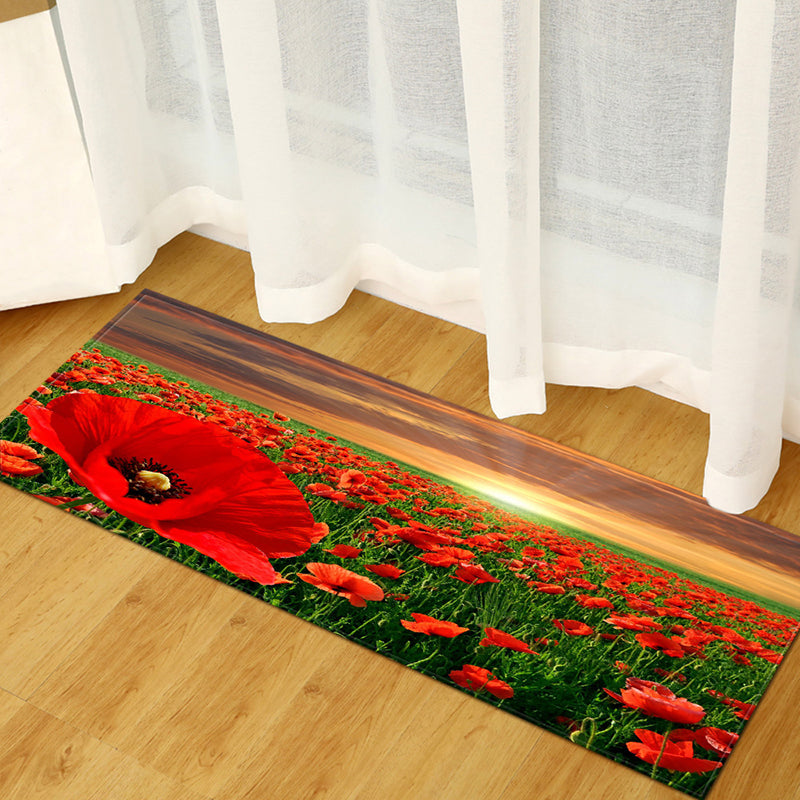 Brown Modern Carpet Polyester House Carpet Washable Carpet for Home Decor