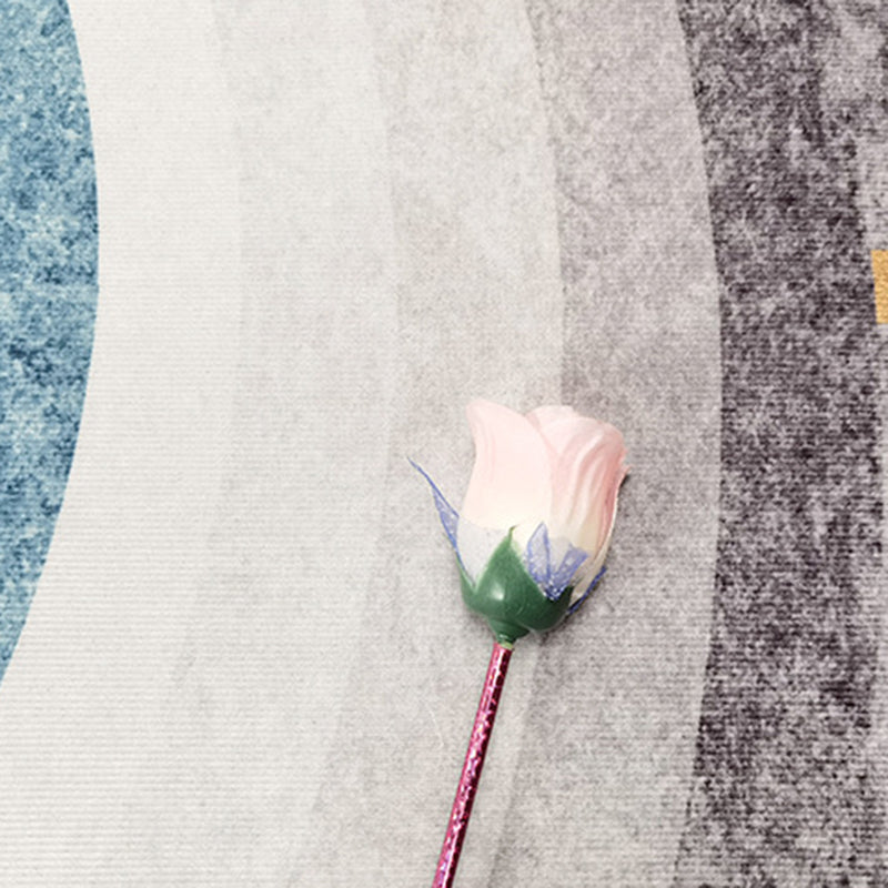 Game Controller Pattern Carpet Polyester Rug Washable Area Rug for Home Decoration