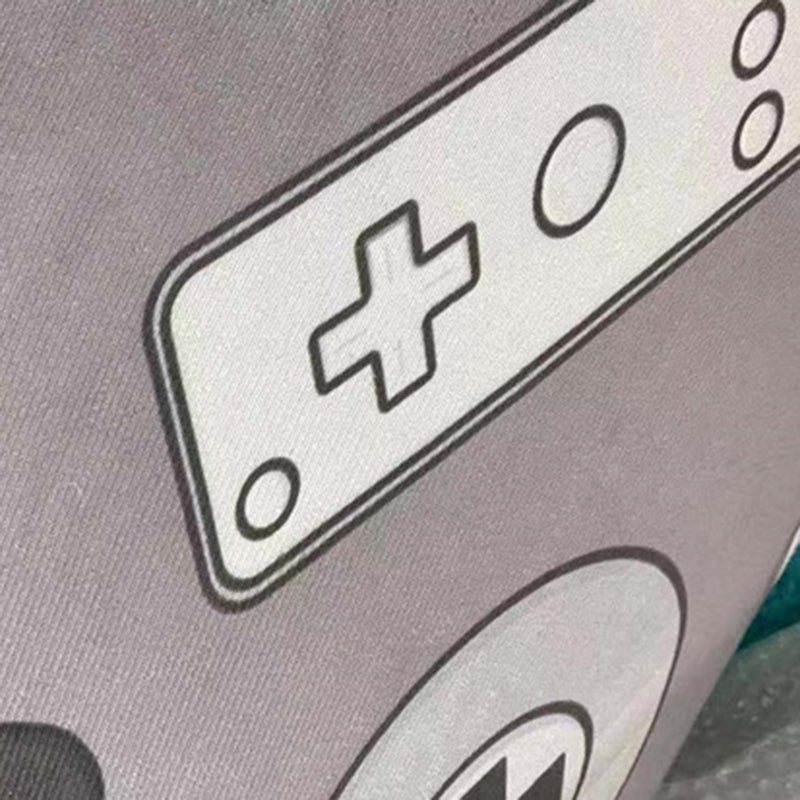 Modern Game Controller Pattern Carpet Polyester Indoor Rug Washable Area Rug