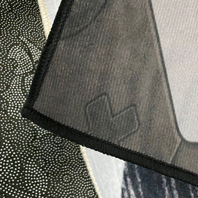 Modern Game Controller Pattern Carpet Polyester Indoor Rug Washable Area Rug