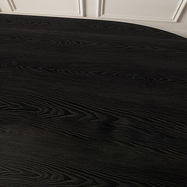63 "Mesa de comedor moderna Mesa de comedor de pedestal ovalado para uso doméstico
