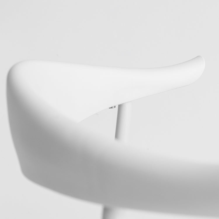 Open achterste armloze eetkamerstoelen industriële zijstoelen met metalen benen