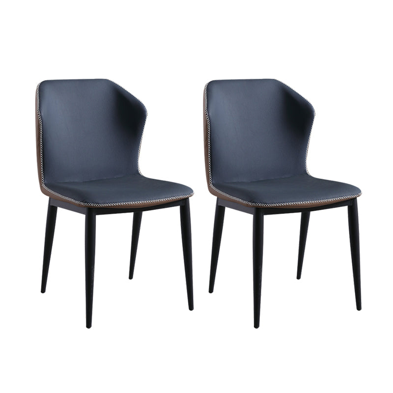 Metal moderno que cena la silla sin brazos del lado del Wingback de la silla para el uso del restaurante