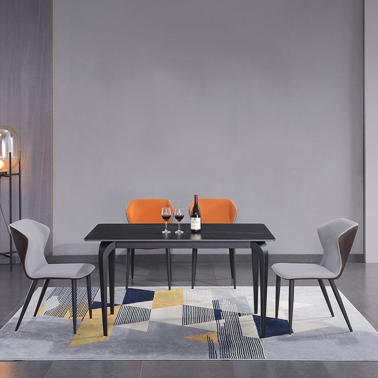 Metal moderno que cena la silla sin brazos del lado del Wingback de la silla para el uso del restaurante