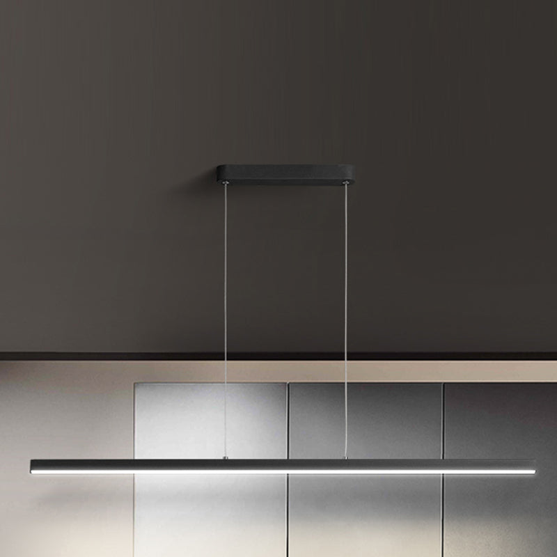 Luz de lámpara de araña de la isla moderna de 1 cabeza de restaurante accesorios de iluminación colgante