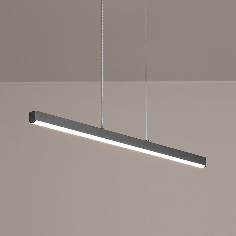 Luz de lámpara de araña de la isla moderna de 1 cabeza de restaurante accesorios de iluminación colgante