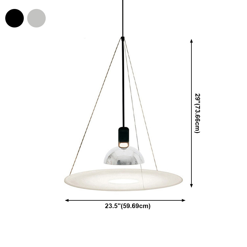 Suspension en forme de bol Light Postmodern 1-Light Pendentif pour le salon