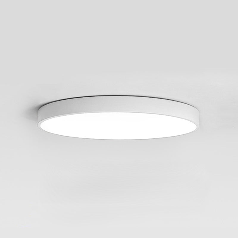 Luminaires de plafond encastrés de simplicité de lumière montée au plafond à LED ronde