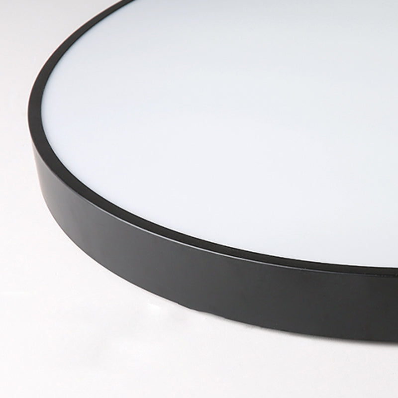 Luminaires de plafond encastrés de simplicité de lumière montée au plafond à LED ronde