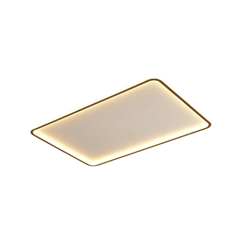 Luminaire de plafond à montage encastré simplicité géométrie LED plafonnier