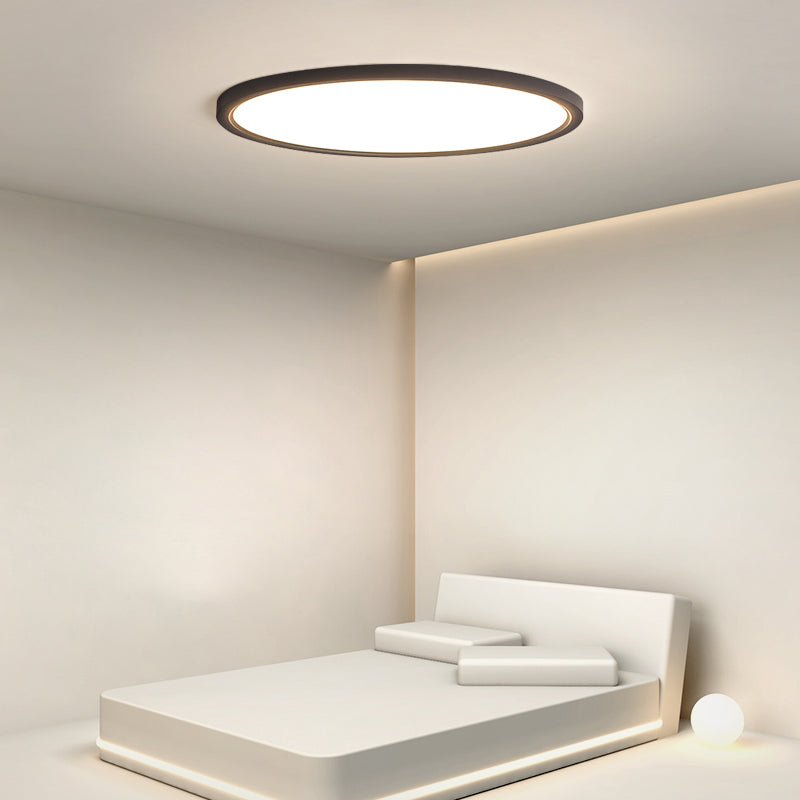 Semplicità Apparecchio di illuminazione a soffitto per montaggio a incasso Luce rotonda a LED montata a soffitto