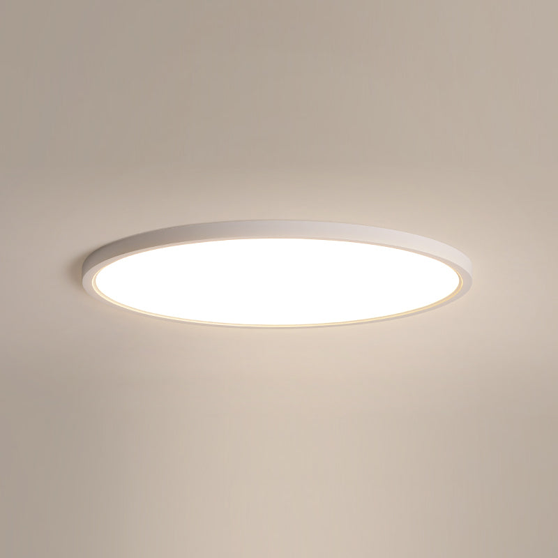 Luminaire de plafond encastré à montage simple, plafonnier rond à LED