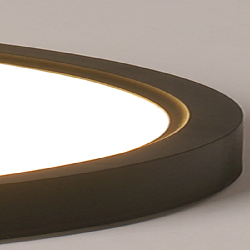 Luminaire de plafond encastré à montage simple, plafonnier rond à LED