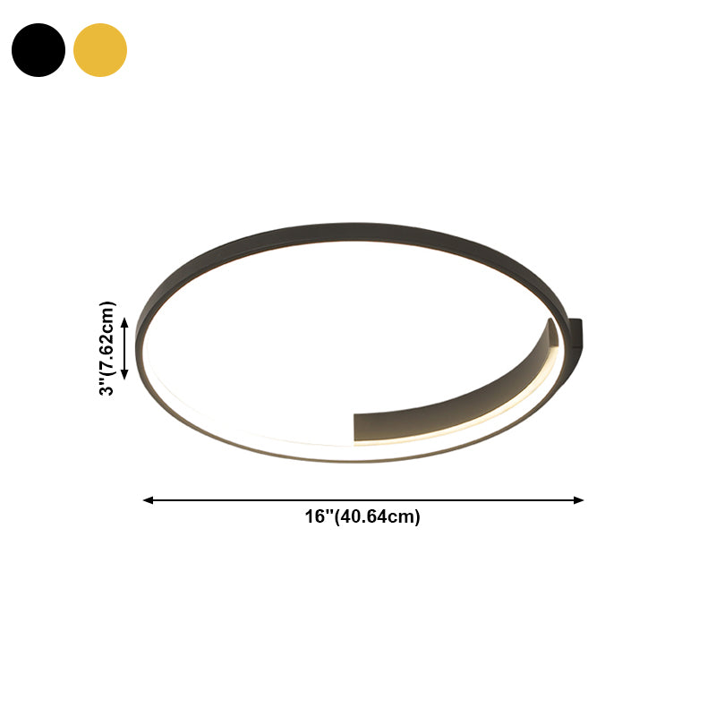 Luminaire de plafond à montage encastré Ring Simplicity Luminaires montés au plafond à LED