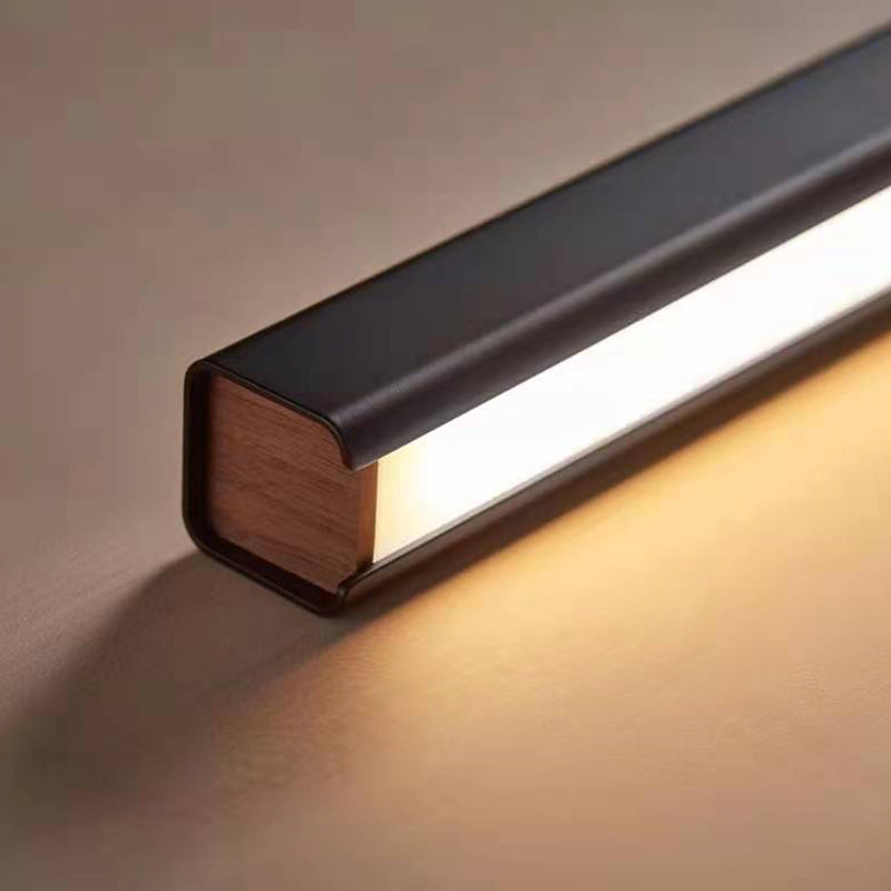 Einfacher Stil Rechteckinsel Island Kronleuchter 1-Kopf-LED-Anhängerbeleuchtung mit Acrylschatten