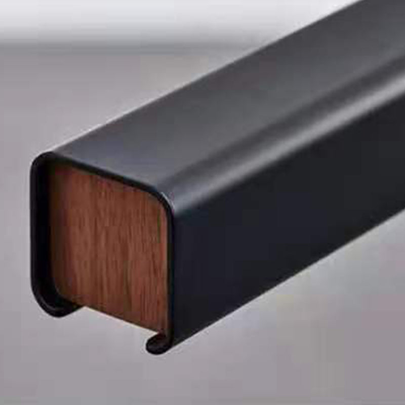 Einfacher Stil Rechteckinsel Island Kronleuchter 1-Kopf-LED-Anhängerbeleuchtung mit Acrylschatten