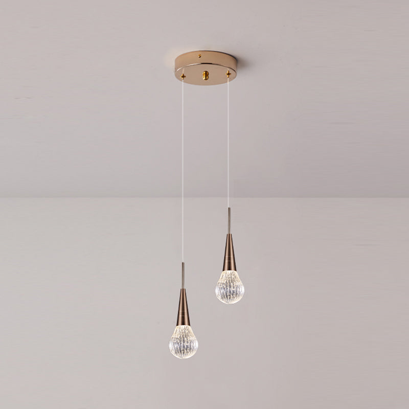 Lumières suspendues de ménage minimaliste