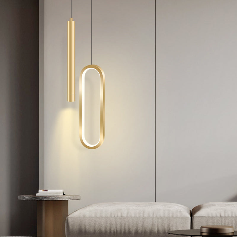 Lumière suspendue au ménage moderne Aménagement de pendentif linéaire pour le salon du salon