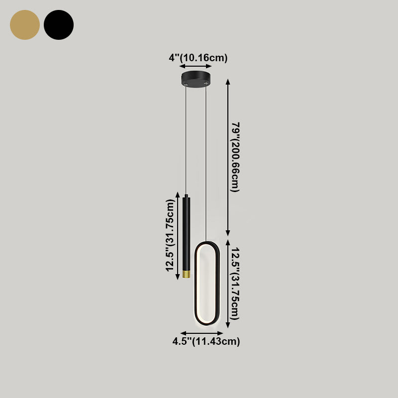 Lumière suspendue au ménage moderne Aménagement de pendentif linéaire pour le salon du salon