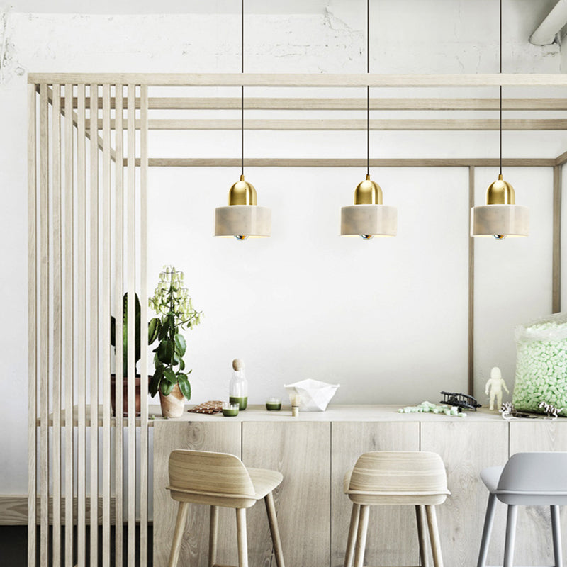 Marble Minimalist Pendant Light Household Hanging Lighting Fixtures for Bedroom Kid Room