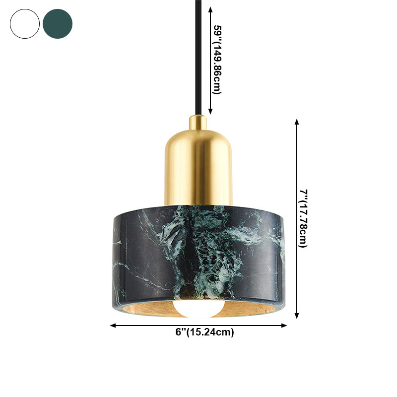 Marble Minimalist Pendant Light Household Hanging Lighting Fixtures for Bedroom Kid Room