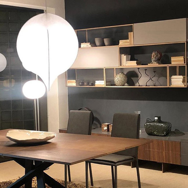 Luminaire de suspension en soie