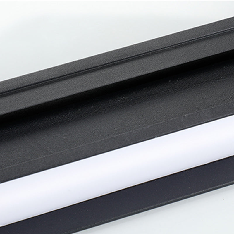 Luz de pared LED recta de la pared moderna de 2 luces con aluminio para dormitorio