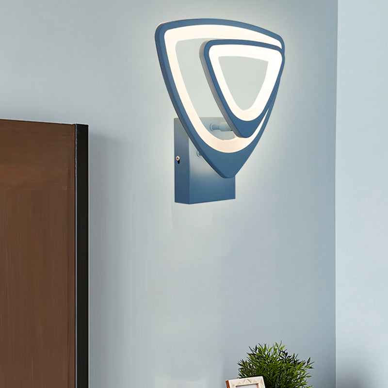 Moderner LED -Wandleuchten geometrische Form farbenfrohe Wandleuchte für Schlafzimmer