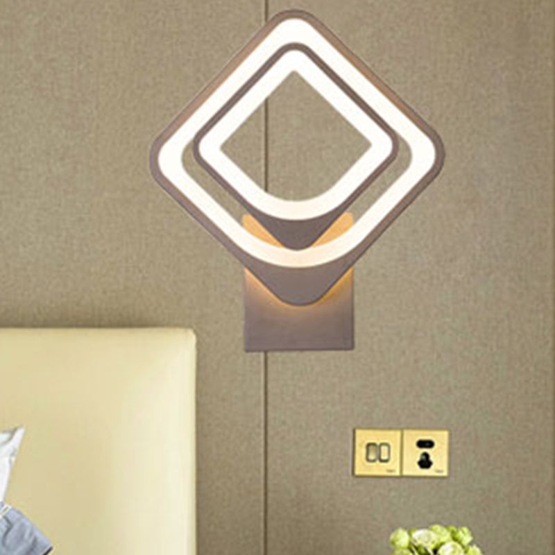 Moderner LED -Wandleuchten geometrische Form farbenfrohe Wandleuchte für Schlafzimmer
