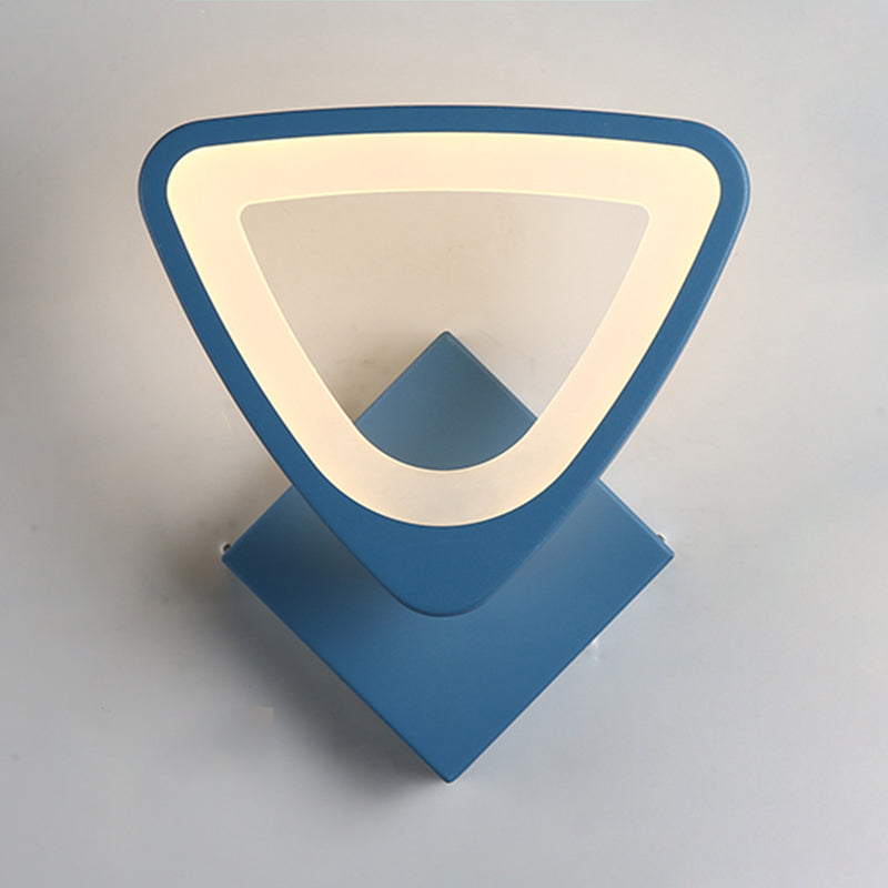 Moderner LED -Wandleuchten geometrische Form farbenfrohe Wandleuchte für Schlafzimmer