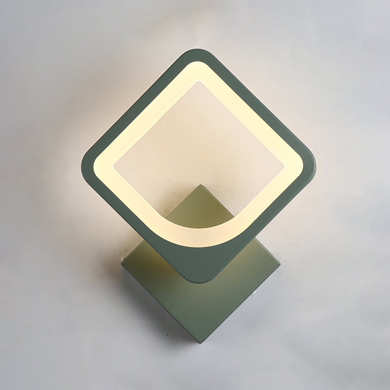 Moderner LED -Wandleuchten geometrische Form farbenfrohe Wandleuchte für Schlafzimmer