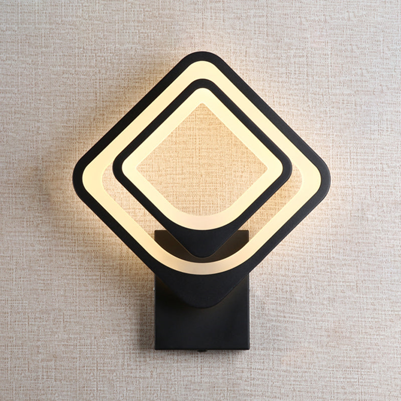 Moderner LED -Wandleuchten geometrische Form farbenfrohe Wandleuchte für Schlafzimmer