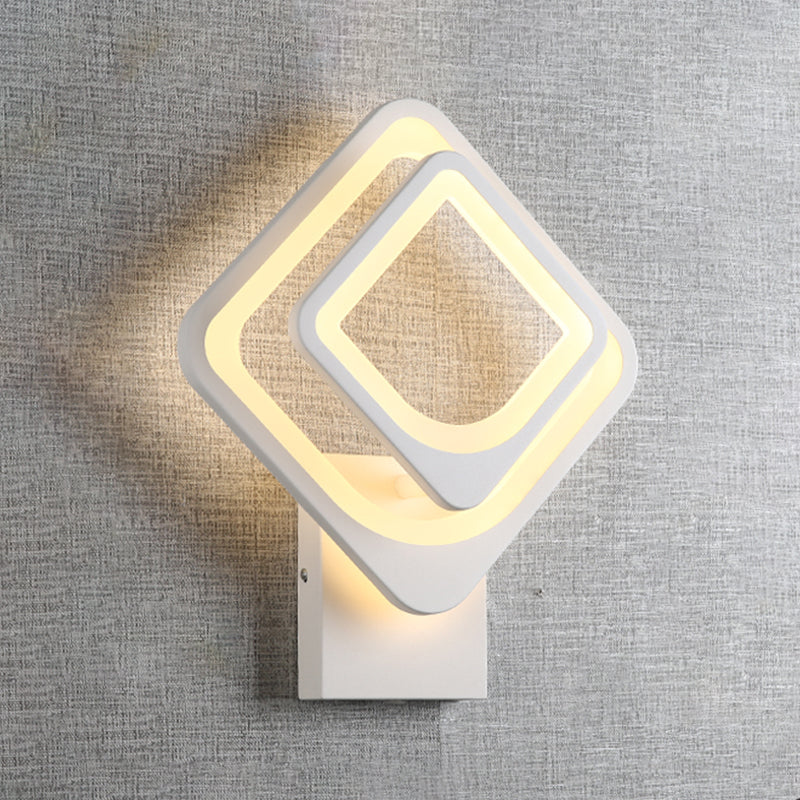 Moderner LED -Wandleuchten geometrische Form farbenfrohe Wandleuchte für Schlafzimmer