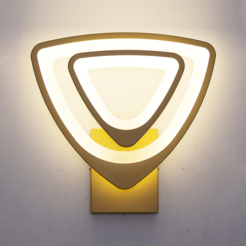 Moderner LED -Wandleuchten geometrische Form farbenfrohe Wandleuchte für Schlafzimmer