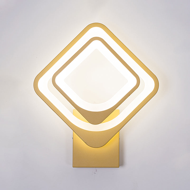 Moderner LED -Wandleuchten geometrische Form farbenfrohe Wandleuchte für Schlafzimmer