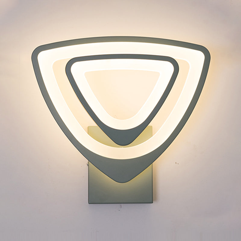 Moderner LED -Wandleuchten geometrische Form farbenfrohe Wandleuchte für Schlafzimmer