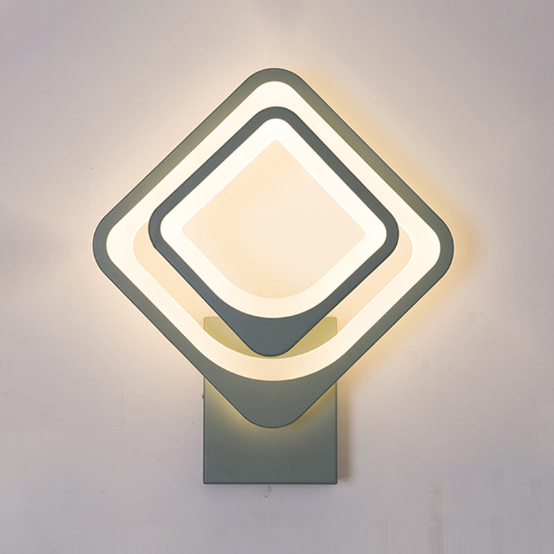Moderner LED -Wandleuchten geometrische Form farbenfrohe Wandleuchte für Schlafzimmer