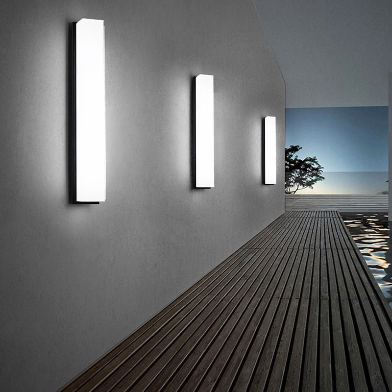 Modern Metal Wall Sconce Cylinder 1 Light Wall Light with Glass for Bedroom