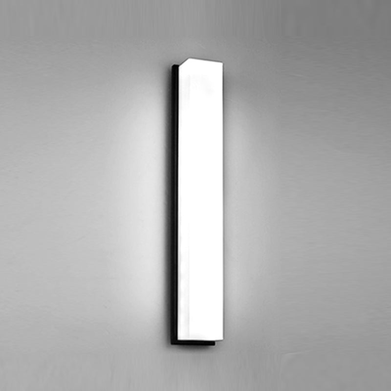Modern Metal Wall Sconce Cylinder 1 Light Wall Light with Glass for Bedroom