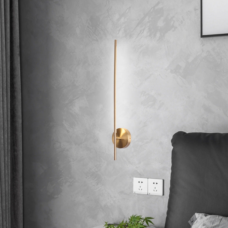 Nordic Modern Long Strip Wall Light Living Room Simple LED Wall Mount Light Fixture