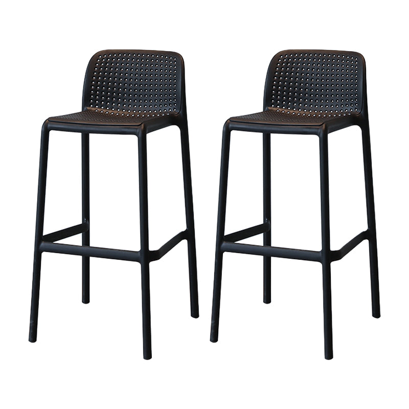 Moderno sgabello da bar in plastica da bar di plastica con sedile in plastica